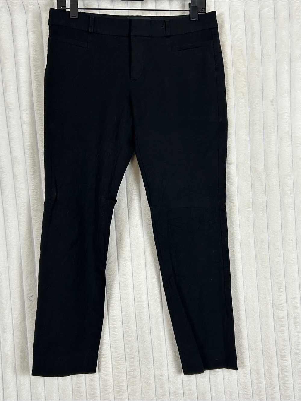 Banana Republic black Sloan fit cropped pants size 6
